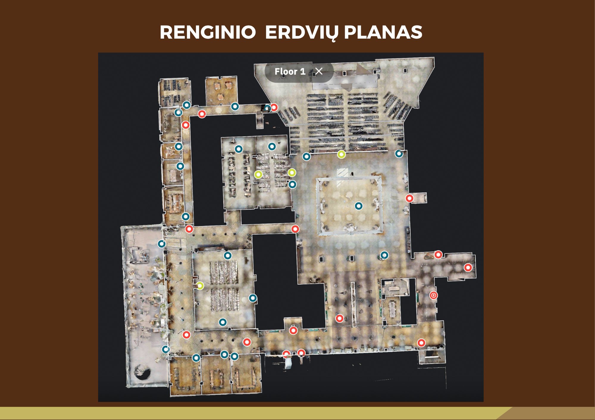 Renginio erdvių planas